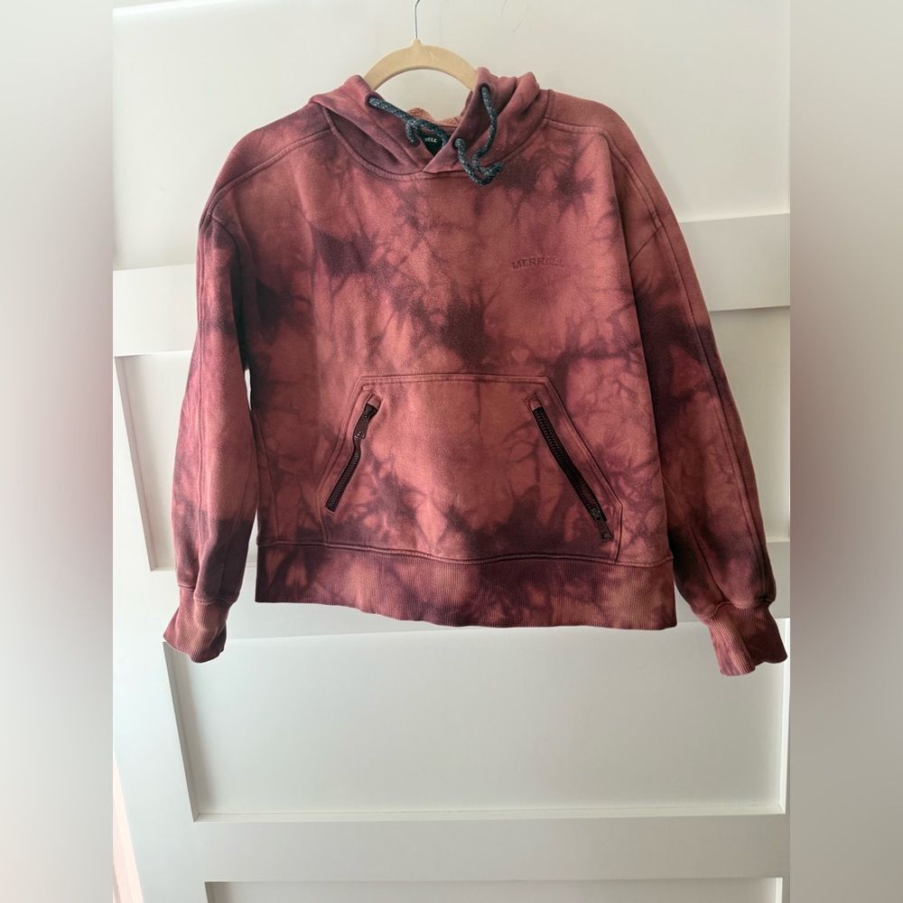 Merrell Red Tie-Dye Sweatshirt